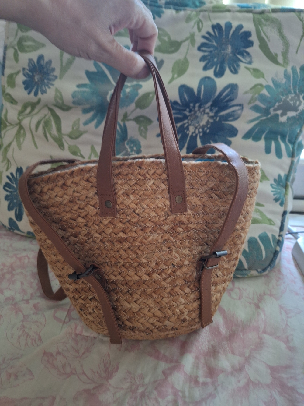 XIX Palms The Shorebreak Picnic Cooler Backpack Brown & Blue